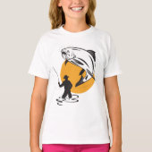 T-shirt Trout fishing (Devant)