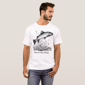 T-shirt Trout Of This World (Devant entier)