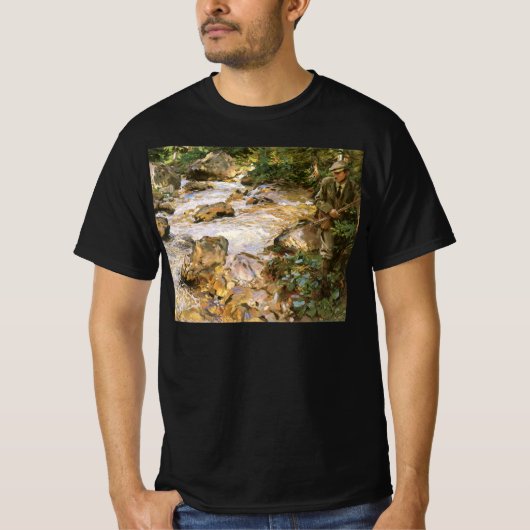 T-shirt Trout Stream in the Tyrol par John Singer Sargent (Devant)
