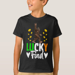 T-shirt Trouve Chanceux Bigfoot Joyeux St Patrick Shirt Am