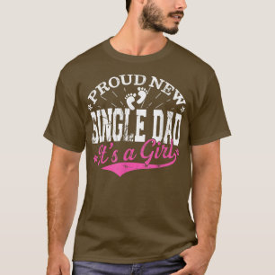 T-shirt Trouvé Genre Révéler Fier Nouveau Père célibataire