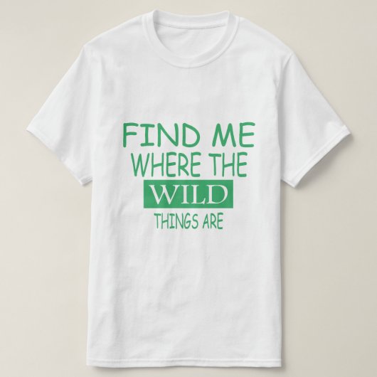 T-SHIRT TROUVE-MOI (Design devant)