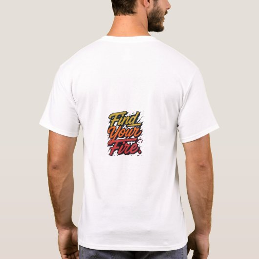 T-shirt "Trouve Ton Feu." (Dos)