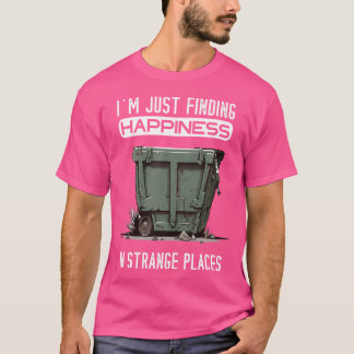 T-shirt Trouver le bonheur Plongée dans les ordures Dépoui