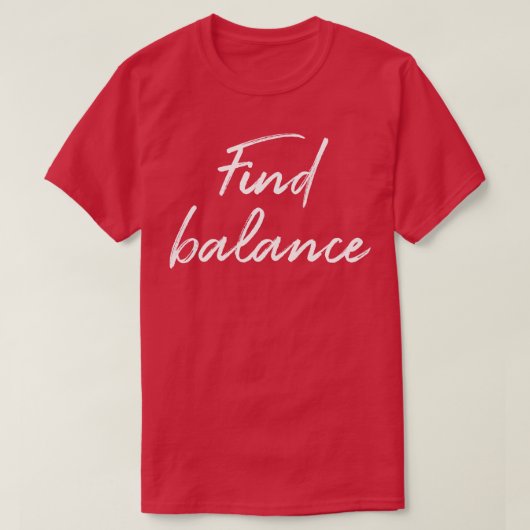 T-shirt Trouver le solde (Design devant)