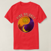 T-shirt Trouver l'équilibre Yin Yang positif (Design devant)