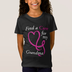 T-Shirt Trouver un Remède/ Cœur/ Mamie...Cancer du Sein