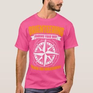 T-shirt Trouver votre chemin Orienteer Compass Orientee Ra