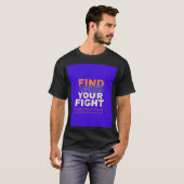 T-shirt trouver votre combat (Devant entier)