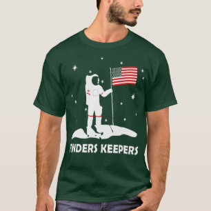 T-shirt Trouveurs Gardiens Homme marche sur la Lune