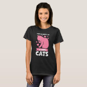T-shirt Trouvez-moi où j'aime les chats Chat (Devant entier)