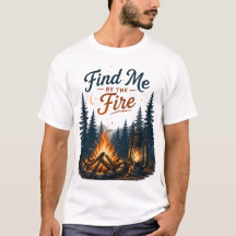 Trouvez-Moi Près Du Feu De Camp Camping Nature