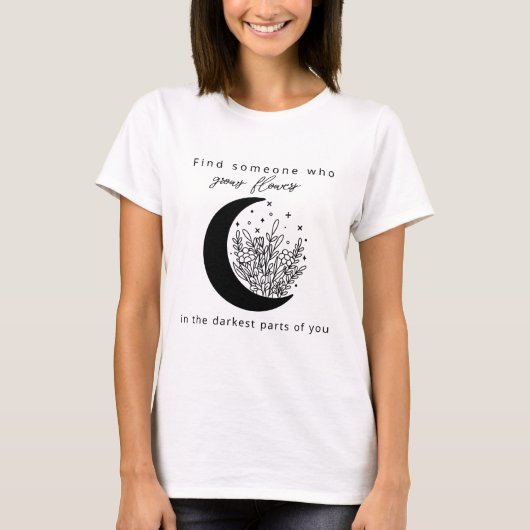 T-shirt Trouvez quelqu'un qui cultive des fleurs dans la p (Devant)
