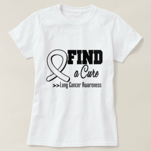 T-shirt Trouvez une conscience de cancer de poumon de