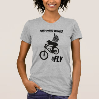 T-shirt Trouvez vos ailes et votre chemise VTT Fly Mountai