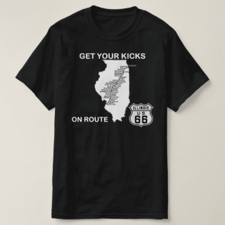 T-shirt Trouvez vos coups de pied sur la Route 66 de l'Ill
