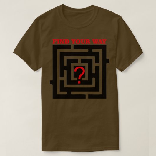 T-shirt Trouvez votre chemin (Design devant)