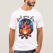 T-shirt Trouvez votre chemise Fire T (Devant)