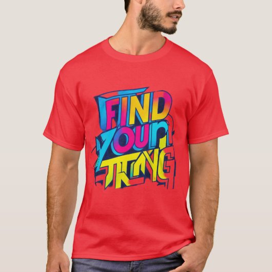 T-shirt Trouvez votre force (Devant)
