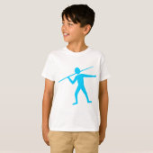 T-shirt Trower Javelin - Ciel bleu (Devant entier)