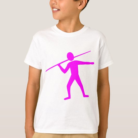 T-shirt Trower Javelin - Magenta (Devant)