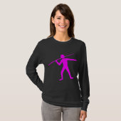 T-shirt Trower Javelin - Magenta (Devant entier)