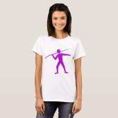 T-shirt Trower Javelin - Violet (Devant entier)