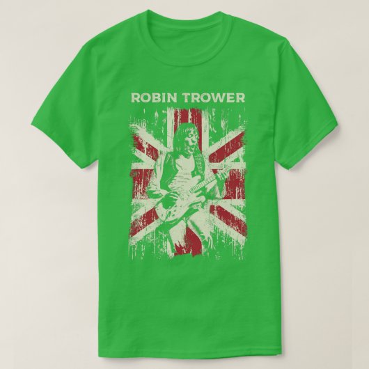T-shirt Trower Robin vintage en détresse (Design devant)