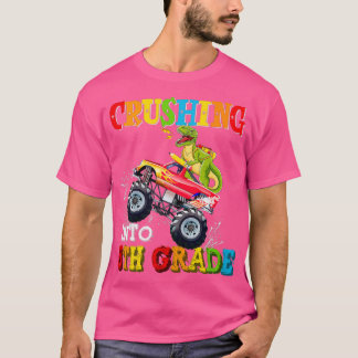 T-shirt Truck Dinosaur De Camion Monster À La Maternelle