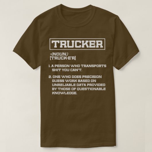 T-shirt Truck Driver (Design devant)