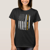 Truck Driver American Flag Usa Semi Trailer Vintag