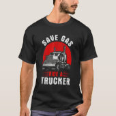T-shirt Truck Driver Constructions Workers Coolest Vehicle (Devant)