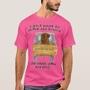T-shirt Truck Driving Dog Dogues de Bordeaux