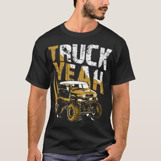 T-shirt Truck ouais drôle idée cadeau (Devant)