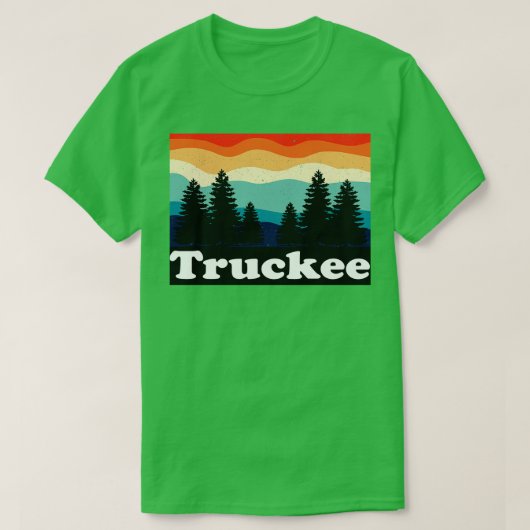 T-shirt Truckee Retro (Design devant)