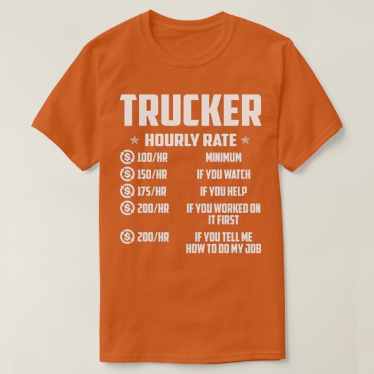 T-shirt Trucker (Design devant)