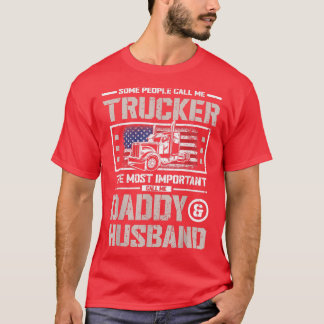 T-shirt Trucker américain Daddy ou Trucker Husc Truc
