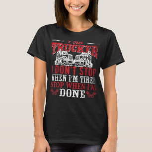 T-shirt Trucker Big Rig Semi-Truck Conducteur Citation 18