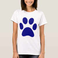 T-Shirt Trucker Chapeau animaux bleu impression