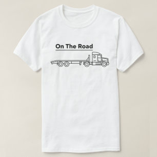 T-shirt Trucker crâne Graphisme Art sombre gothique