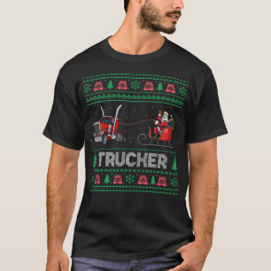 T-shirt Trucker Douille moche Noël Funny Père Noël