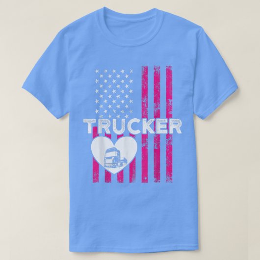 T-shirt Trucker Funny Truck Driver 3007 (Design devant)