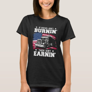 T-shirt Trucker Hommes Mari Semi Trailer Conducteur de cam