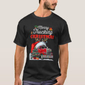T-shirt Trucker Noël Joyeux Camion Noël Pour Tru (Devant)