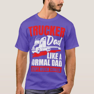 T-shirt Trucker Papa Chauffeur de camion Père Cadeau