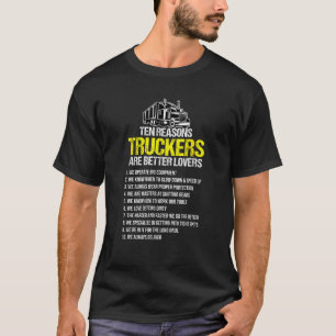 T-shirt Truckers Mieux Aimer Drôle Trucker Conducteur de c