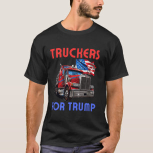 T-shirt Truckers Pour Trump Conduite Truckers Truckers Cam