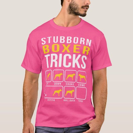 T-shirt Trucs de boîte têtus (Devant)
