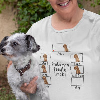 Trucs de caniche têtu Chien Apricot Rouge