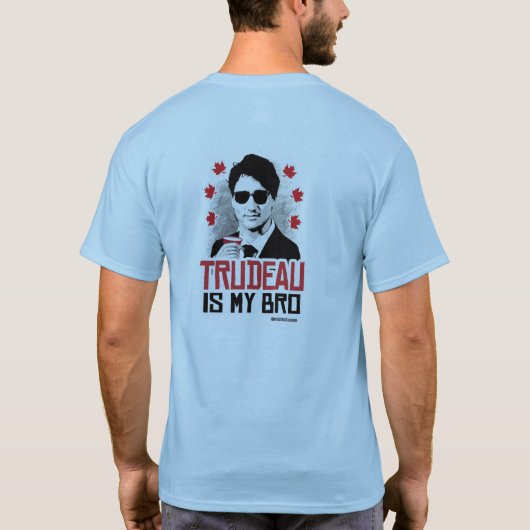 T-shirt Trudeau est mon Bro -.png (Dos)